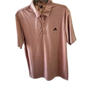 Adidas Red Polo Shirt Performance Athletic Wear